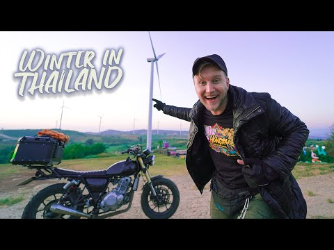 WINTER in Thailand!!! / Khao Kho Mountains Adventure / Phetchabun Motorbike Tour