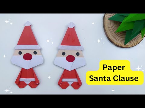 DIY PAPER Christmas Santa Clause / Paper Craft / Easy Origami  Santa Clause  #christmas