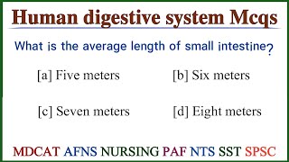 digestive system Mcqs | Biology mcqs | digestive system mcqs mcqs mdcat