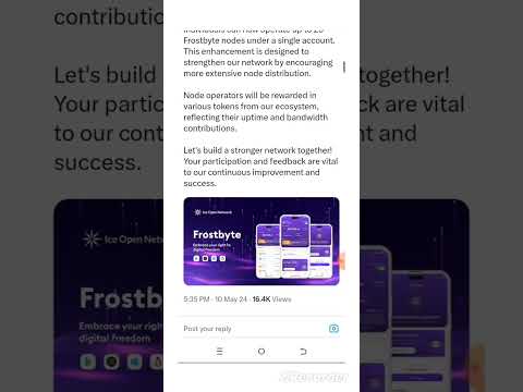 Another amazing airdrop, do it now Frostbyte is Out🤩