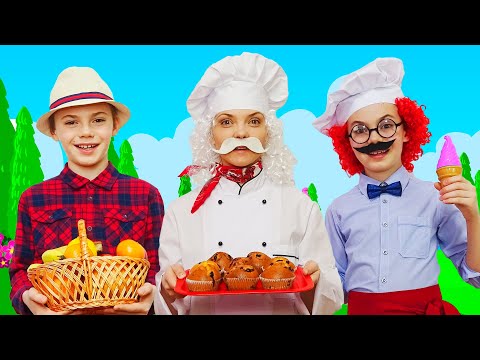 The Muffin Man & More | Learn to Talk Kids Songs