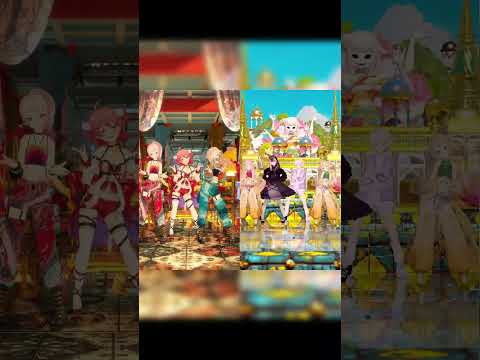 Himehina's Lady Crazy dance with Sakura Miko & ReGLOSS' Raden & Hajime (Hololive x Himehina)