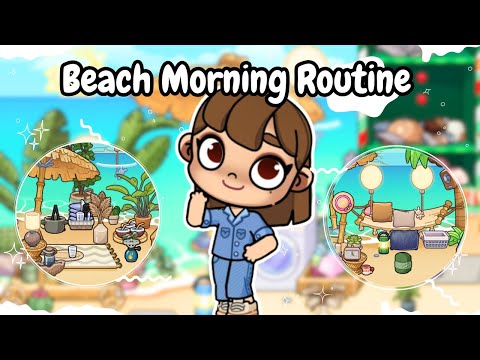 MORNING ROUTINE! 😍 HOUSE TOUR AT BEACH AND ASMR ✨ AVATAR WORLD