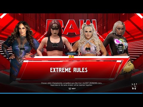 AWA Monday night dawn: Tiffany vs Nia Jax vs ThegreatAJGV vs Liv