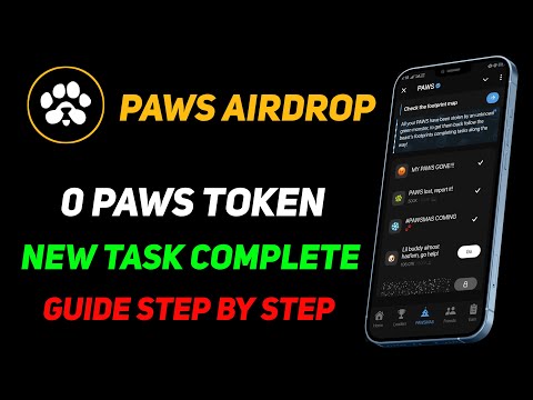 Paws airdrop New task - Paws token Not Showing - problem solve - Hassan Crypto Official