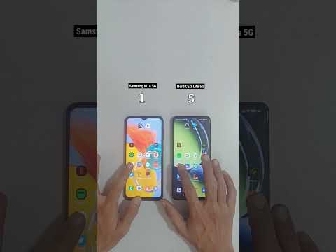 Samsung M14 5G vs OnePlus Nord CE 3 Lite 5G Speed Test Comparison #shortvideo #shorts #youtubeshorts