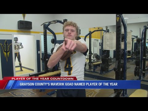 Grayson County’s Maverik Goad named 2024 Hardees Friday Night Blitz Player of the Year