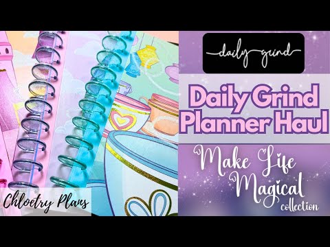 NEW Daily Grind Planner Haul | Chloetry Plans