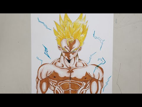 Drawing Trunks ssj 2 ( Dragon ball deliverance)