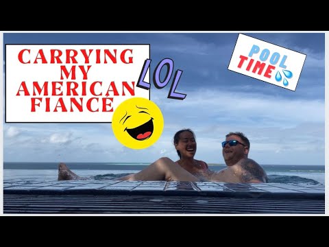 I Carried Him😂 One Pool Day in Arena Beach Hotel | FilAm LDR Couple Travel During Pandemic