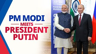 LIVE: PM Modi meets President Vladimir Putin of Russia in Kazan