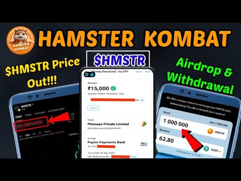 Hamster Kombat Listing price updates |Hamster Kombat withdrawal on BinanceHamster $HMSTR value