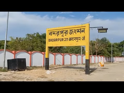 Badarpur Junction railway station Assam, Indian Railways Video in 4k ultra HD