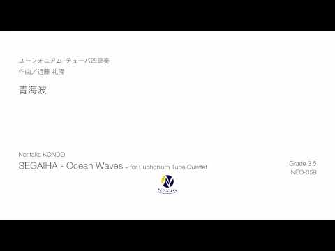 【ユーフォニアム・テューバ四重奏】青海波（SEGAIHA - Ocean Waves for Euphonium Tuba Quartet）