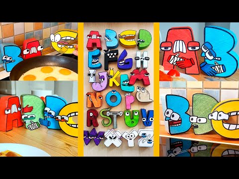 Paper Alphabet Lore A-Z | Adventures - 1 🤩