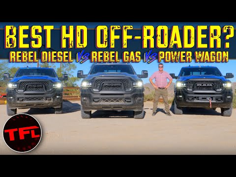 2023 Ram HD Rebel vs. Power Wagon: One of These Trucks is the Off-Road KING, But Which One Is It?