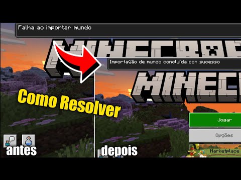 Como Resolver o BUG de "FALHA ao IMPORTAR MUNDO" no Minecraft PE 1.19/1.20 😲