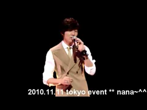 10.11.11 Lee Min Ho @ Love & Peace Event in Tokyo [fancam]