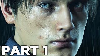 RESIDENT EVIL 2 REMAKE Walkthrough Gameplay Part 1 - INTRO (RE2 LEON)