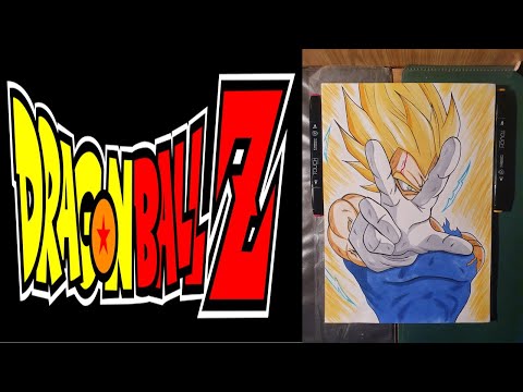 Drawing Majin Vegeta Dragon Ball Z