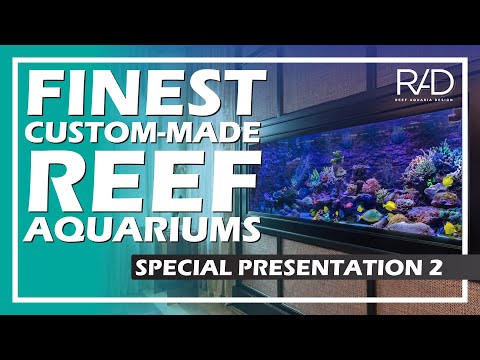 SNEAK PEEK AT THE LUXURIOUS CUSTOM AQUARIUM DESIGNS BY REEF AQUARIA DESIGN