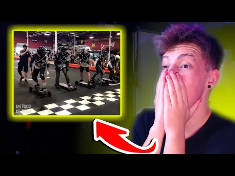 CARRERAS de PATINES ELÉCTRICOS 🛴🏁 | Reaccion UPDT