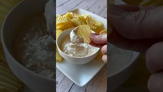 Easy Homemade French Onion Dip #partysnackrecipe #gamedayfood