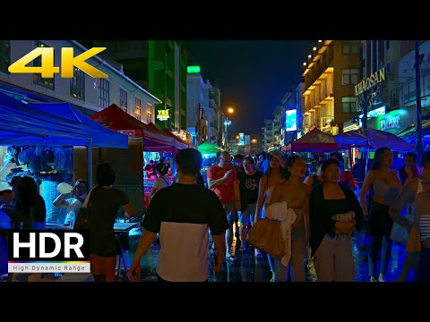 Walk in Khao San Road After a Rainstorm - Party Never Stop! | Bangkok May 2023 [4K HDR]