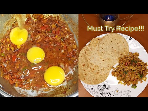 Chapati with Masala Egg curry | சப்பாத்தி மற்றும் மசாலா முட்டை பொரியல் #eggrecipe #egggravyrecipe