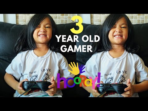 3 year Old playing actual video games / Inspired Tydus Actual Gamer