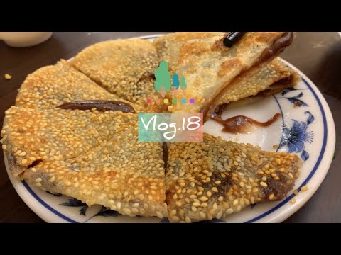 Vlog.18  | 台北市文山區景美捷運站在地美食｜ 來來順餡餅粥｜植物園散散步｜