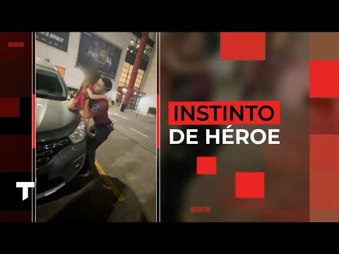 UN POLICÍA RESCATÓ A UNA NENA ENCERRADA EN UN AUTO | INSTINTO DE HÉROE