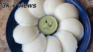 Instant soft Idly recipe, Quick and easy break fast recipe, Rava idly,