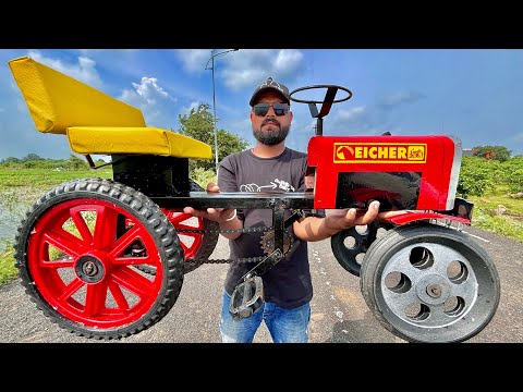 Big Eicher 242 Tractor Model Unboxing | Due Cast Farming Real Tractor 🚜 | Padel Tractor |