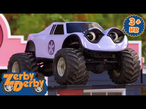 Zack's Muddy Tire Mystery 🚚 | Racing Cars Cartoon | Zerby Derby | 9 Story Kids