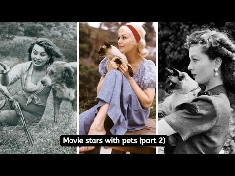 Wonderful Vintage Photos of Classic Movie Stars Spending Time With Their Pets (Part 2)