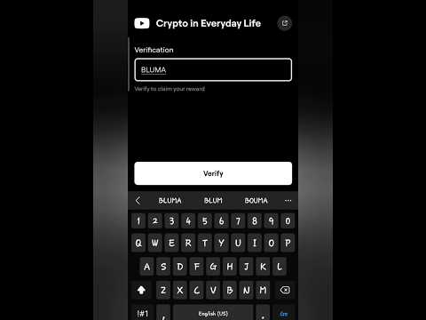 Crypto in every day lifelife blum code |blum code | blum video code | blum||