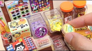 Miniature Nostalgic Japanese Candy Store Re-ment Petit Sample Series Unboxing