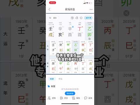 伤官局现在走财运反而好，有成果！#命理八字 #四柱 #玄学 #预测 #易学知识