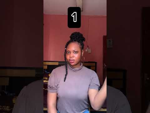 6 ways to style your locs #hairstyle #locs #youtubeshorts #embershorts #hair #viralvideo #trending