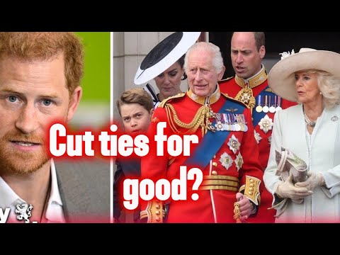 Prince Harry Cuts Ties with the Royals for Good?