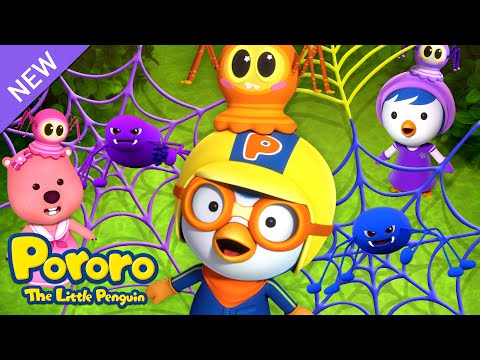 🌈#colors Learn Colors with Spider Web | Itsy Bitsy Spider | Pororo Learnings for Kids