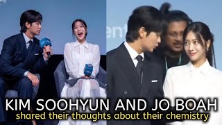 Kim Soohyun and Jo Boah shared their thoughts  about their chemistry | knock off press conference