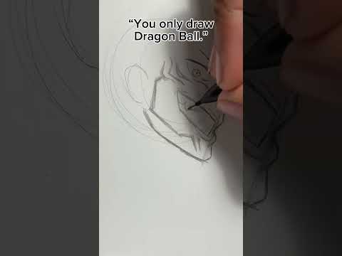 “You only draw Dragon Ball” #shorts #drawing #art #artist #anime #jjk #sukuna