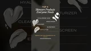 Top 5 Essential Skincare Products #SkincareEssentials #BeautyRoutine