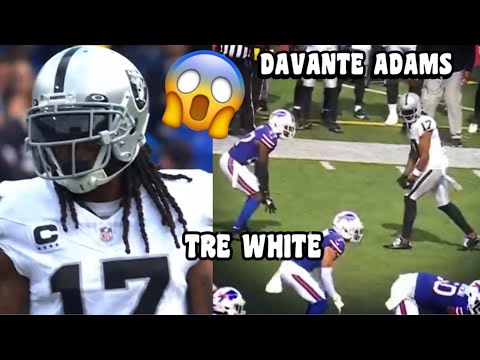 Davante Adams Vs Tre’Davious White 🔥 (WR vs CB) Raiders vs Bills 2023 highlights