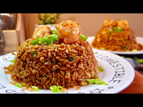 The Secret to Grandma's Garlic Shrimp Fried Rice 阿嬷蒜香虾仁蛋炒饭 Chinese Prawn Egg Fried Rice Recipe