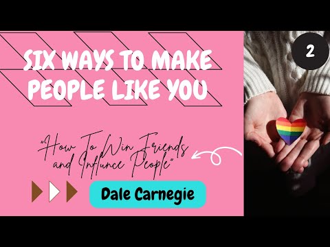 " How to Win Friends and Influence People"| Six Ways To Make People Like You in 10 minutes | L_I_E