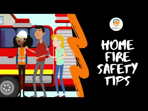 Fire Safety Heroes:  Home Fire Safety Tips ~ SafetyKay