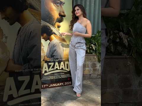 Rasha Thadani Promoting Her Upcoming Film Azaad #bollywood #mumbai #trending #youtubeshorts #shorts